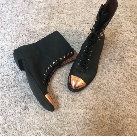 jeffrey campbell gold shoes